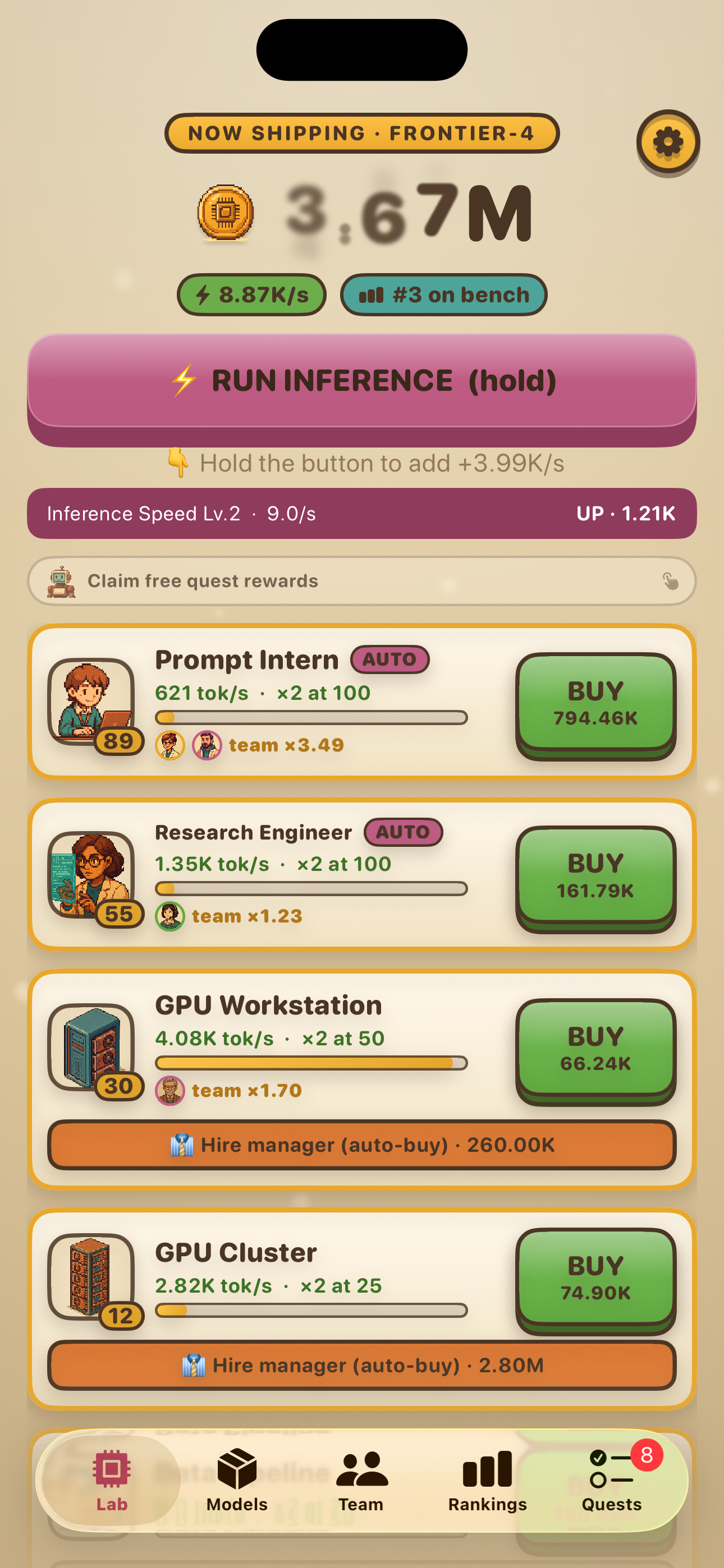 Token Tycoon gameplay